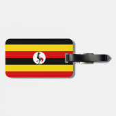 Oegandese vlag bagagelabel (Achterkant horizontaal)