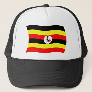Oegandese vlag hoed trucker pet
