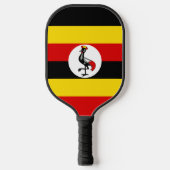 Oegandese vlag pickleball paddle (Voorkant)
