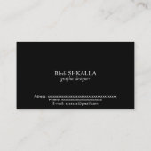 Oegandese vlag visitekaartje (Achterkant)