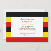 Oegandese vlag, vlag van Oeganda Kaart (Voorkant)