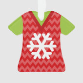 Oegandige kerstbekentenis ornament (voorkant)