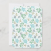 Oegandige kerstfeestdag kaart (Achterkant)