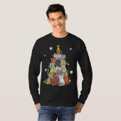 Oegandige kerstkeukenkat - Funny Xmas Cat G T-shirt (Voorkant volledig)