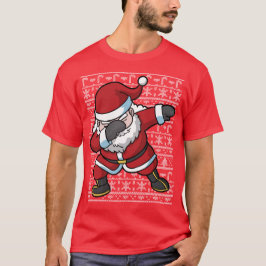 Oegensprekelijk kerstdabbing Santa Claus Dab T-shirt