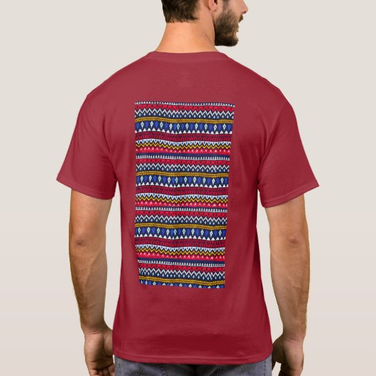 Oegly Sweater T-shirt Reindeer en grappige vogel p (Achterkant)