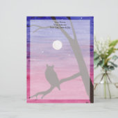 Oehoe Briefhoofd (Staand voorkant)