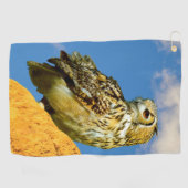 Oehoe golfhanddoek (Horizontaal)