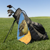 Oehoe golfhanddoek (Groen)