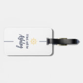 Oei Schip Het Is Een Afstudeerreis Afstudeervaart  Bagagelabel (Achterkant horizontaal)