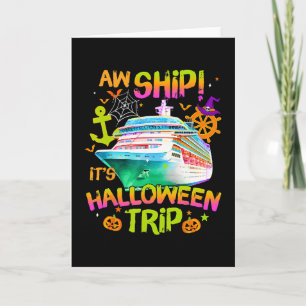 Oei Schip! Het Is Een Halloween Trip Halloween Cru Kaart