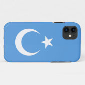 Oeigoer/Oost-Turkestan Vlag Case-Mate iPhone Case (Achterkant (horizontaal))