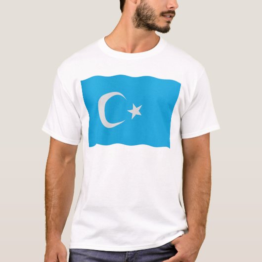 Oeigoerse vlag t-shirt (Voorkant)