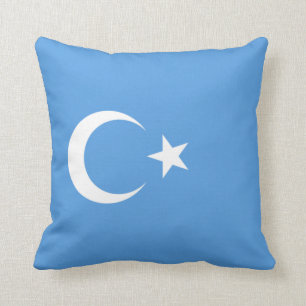 Oeigoerse vlag van Oost-Turkistan (Oeigoer) Kussen