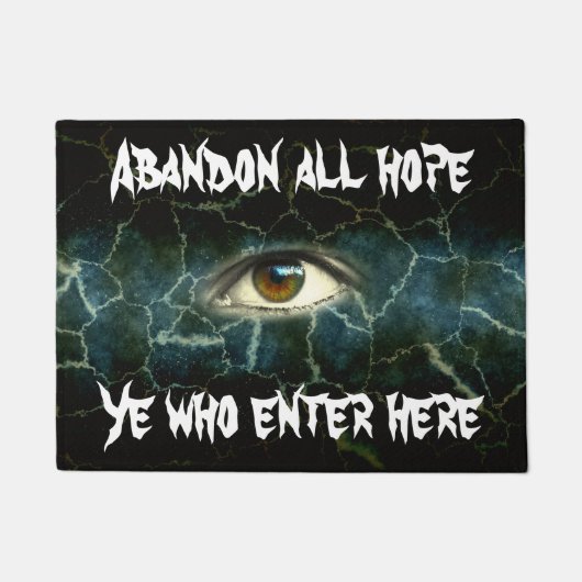 Oeil 18" de Halloween x 24" tapis de porte (Devant)