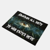 Oeil 18" de Halloween x 24" tapis de porte (Incliné)