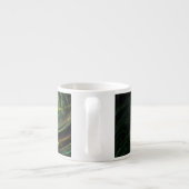 Oeil aux yeux Art Abstrait Espresso Mug (Dos)