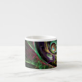 Oeil aux yeux Art Abstrait Espresso Mug (Devant)