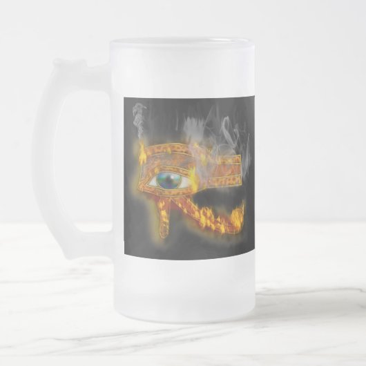 Oeil brûlant de Horus Mug d'art égyptien antique (Gauche)