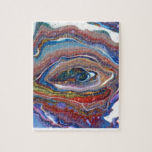 Oeil cosmique du puzzle d'univers (Vertical)