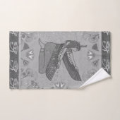 OEil d'argent de la Parties scintillant de la prin (Serviette à main)