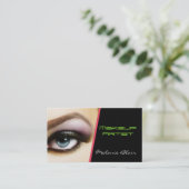 Oeil de carte de visite de maquilleur (Debout devant)