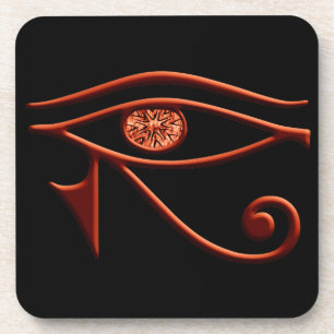 OEil de feu des Dessous de verre Horus