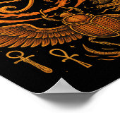 🔥 OEil de Horus - Éveil de feu | Poster égyptien (Coin)