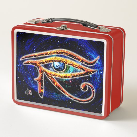 OEil de Horus lunchbox métallique (Devant)