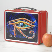 OEil de Horus lunchbox métallique (En situation)