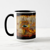 Oeil de Horus Mug d'art sacré égyptien (Gauche)