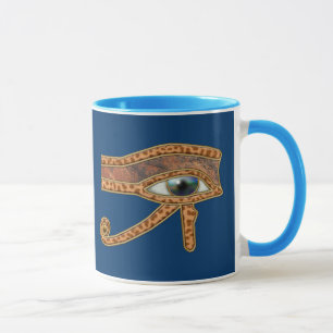 Oeil de Horus Mug de l'art égyptien antique