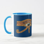 Oeil de Horus Mug de l'art égyptien antique (Gauche)
