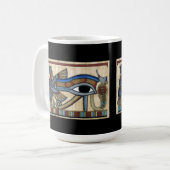 Oeil de Horus Mug de l'art égyptien antique (Devant gauche)