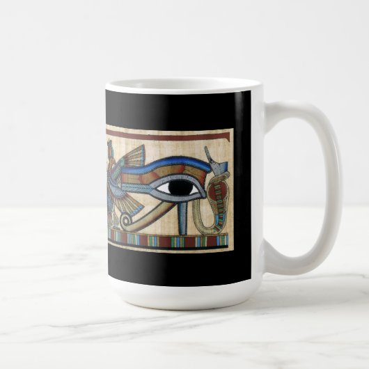 Oeil de Horus Mug de l'art égyptien antique (Droite)