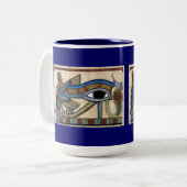 Oeil de Horus Mug de l'art égyptien antique (Devant gauche)