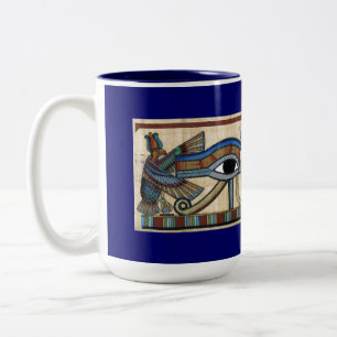 Oeil de Horus Mug de l'art égyptien antique
