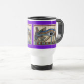 Oeil de Horus Mug de l'art égyptien antique (Devant droit)