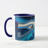 Oeil de Horus Wadjet Mug d'art égyptien (Gauche)