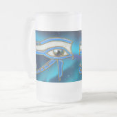 Oeil de Horus Wadjet Mug d'art égyptien (Devant gauche)