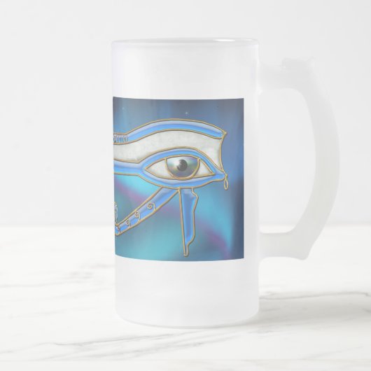 Oeil de Horus Wadjet Mug d'art égyptien (Droit)