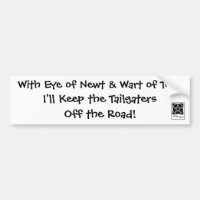 Oeil de Newt & Wart de... Sticker pare-chocs