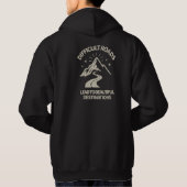 Oeil de persévérance, sweat - shirt à capuche (Dos)