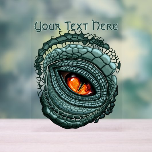 Œil de prédateur reptile primal (Neutre)