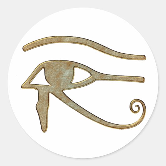 OEIL D'HORUS Stickers D'Art Égyptien Wadjet (Devant)