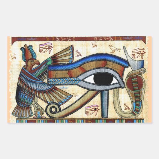 OEIL D'HORUS Stickers Égypte antique (Devant)