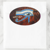 OEIL D'HORUS Wedjit Wadjet Stickers Art égyptien (Sac)