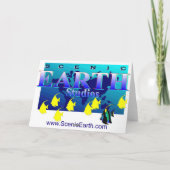 Oeil d'oiseau de moineau sur la carte de voeux de (Dos)