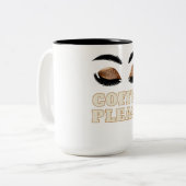 Oeil Lashes Café Mug (Devant gauche)