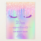 Oeil lashes rose gouttes iridescence salon 2026 (Devant)